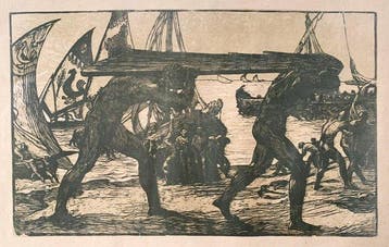 Adolfo De Carolis (1874-1928) - Il timone - 1908