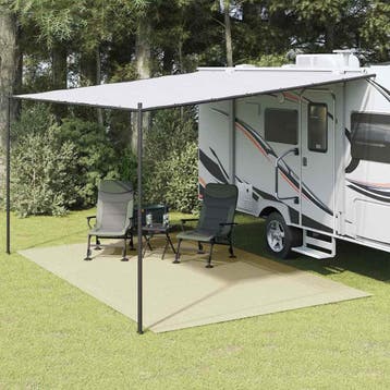 vidaXL Tenttapijt 6x3 m crèmekleurig, Verzenden