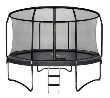 Trampoline 244cm met ladder | Retour deal -39% | Sla toe!, Verzenden, Zo goed als nieuw