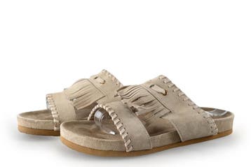 Ayana Slippers in maat 39 Beige, Slippers, Verzenden, Beige, Zo goed als nieuw