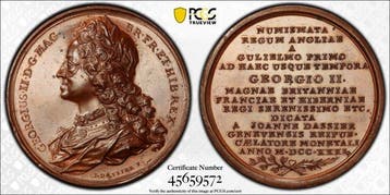 Verenigd Koninkrijk. George II. Medal 1731 - Jean Dassier -