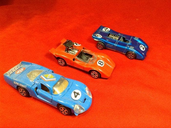 Politoys 1:43 - Modelauto (3) - 1) #594 Abarth 3000 Sport, Hobby en Vrije tijd, Modelauto's | 1:5 tot 1:12