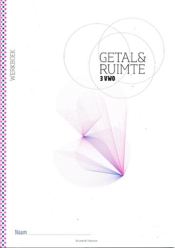 Getal en Ruimte 3 VWO werkboek (per stuk), Verzenden, Nieuw