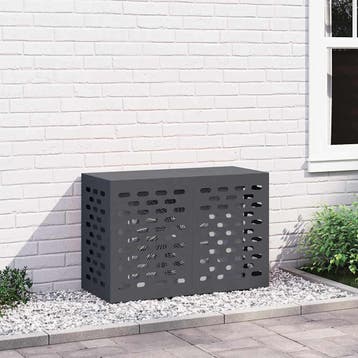 vidaXL Air Conditioner Hoes Antraciet 90 x 40 x 60 cm Staal, Elektronische apparatuur, Airco's, Verzenden, Nieuw