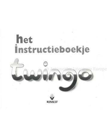 1999 RENAULT TWINGO INSTRUCTIEBOEKJE NEDERLANDS