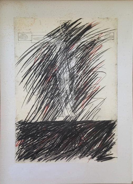 André Masson (1896-1987), after - Flagellazione - imprimée, Antiquités & Art, Antiquités | Autres Antiquités