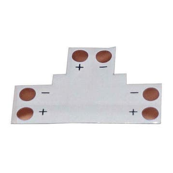 T connector - 8mm PCB - 2 pin - één kleur - 3528, Verzenden, Nieuw
