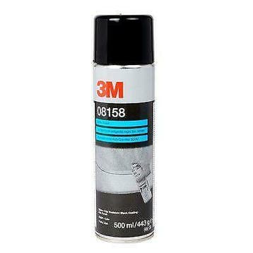 3M 08158 STEENSLAGBESCHERMING SPRAY GLAD 500 ML ZWART per sp, Doe-het-zelf en Bouw, Verzenden, Nieuw
