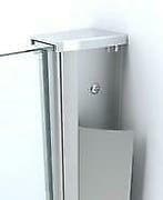 chroom muurprofiel glaswand dikte 1cm L=200cm, Doe-het-zelf en Bouw, Ophalen of Verzenden, Nieuw