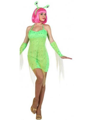 Sexy alien kostuum voor dames, Ophalen of Verzenden
