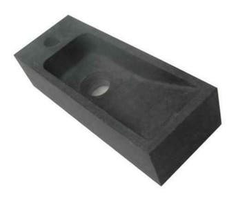 Fontein Zurich links Limestone 38x14x8cm, Ophalen of Verzenden, Nieuw
