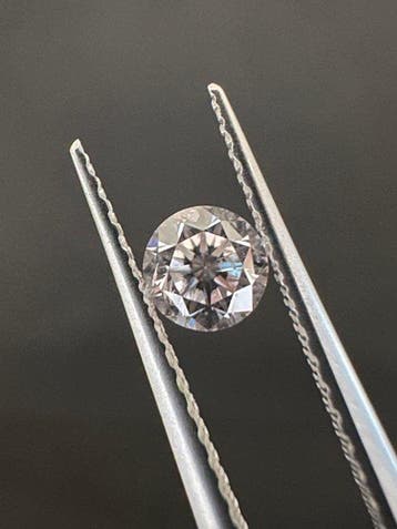 1 pcs Diamant (Couleur naturelle) - 0.26 ct - Rond - Fancy