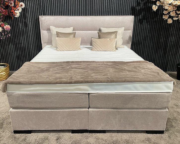 Boxspring Moskou Deluxe - 130 x 190, Huis en Inrichting, Slaapkamer | Boxsprings