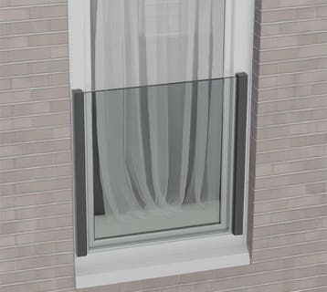 Frans balkon Lyon compleet met glas op maat, Doe-het-zelf en Bouw, Verzenden, Nieuw