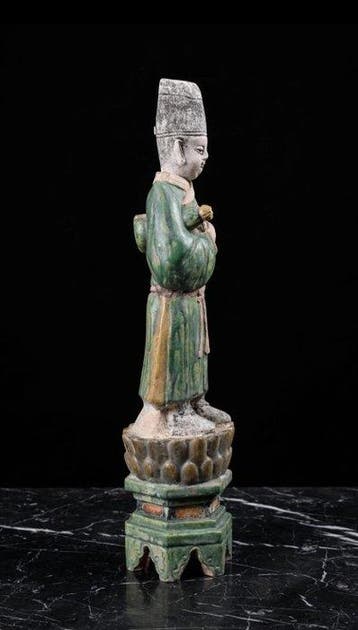 Oud-Chinees, Ming-dynastie Terracotta Gekleurde