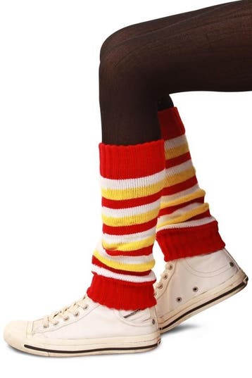 Beenwarmers Rood/Wit/Geel Voor Kind, Verzenden, Nieuw