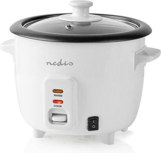 Nedis Rijstkoker - 0.6 l - 300 W - Aluminium stomer - Anti-a, Huis en Inrichting, Woonaccessoires | Overige, Nieuw, Verzenden