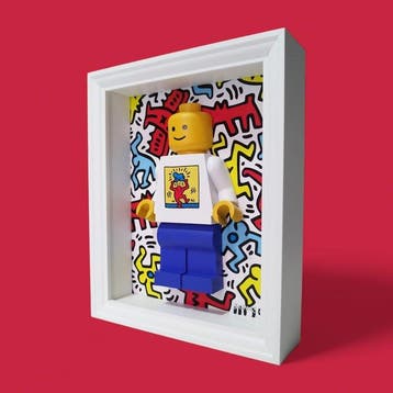 BADFACE (XXI) - Tribute to Lego Keith Haring Edition, Antiquités & Art