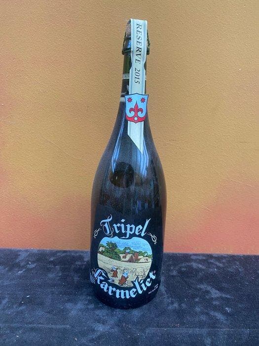 Bosteels - Tripel Karmeliet Réserve 2015 & Caulier Bon, Verzamelen, Wijnen