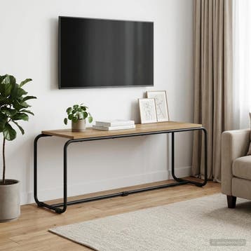 vidaXL TV Stand 113,5 x 35,5 x 42 cm Artisanaal eiken, Verzenden, Nieuw