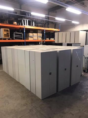 Assortiment de classeurs et darmoires à portes roulantes, Huis en Inrichting, Kasten | Roldeurkasten en Archiefkasten, 100 tot 150 cm