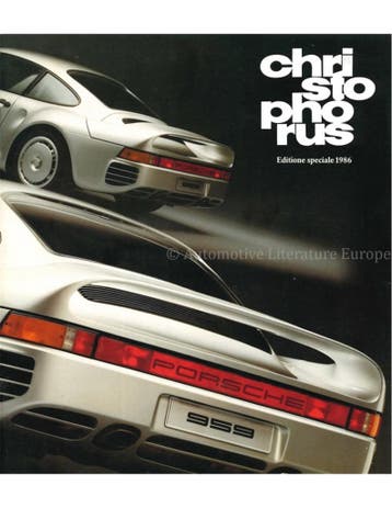 1986 PORSCHE CHRISTOPHORUS MAGAZINE ITALIAANS, Ophalen of Verzenden, Nieuw