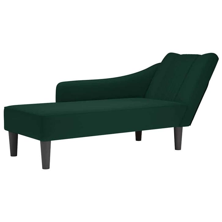 vidaXL Chaise longue met rechterarmleuning fluweel, Huis en Inrichting, Zetels | Zetels en Chaises Longues, Nieuw, Verzenden