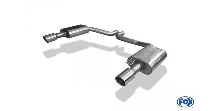 FOX Audi A8 type 4H einddemper rechts/links - 1x100 type 16, Autos : Pièces & Accessoires, Systèmes d'échappement, Envoi