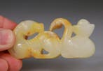 Leeuw Feniks en Jade – Chinees Beeldhouwwerk-figuur –