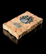 Presse-papier - Marmer, Metaal (verzilverd) - mogelijk