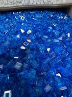 Lego Briques - Lego 1x1 slope transparant blauw 500 stuks