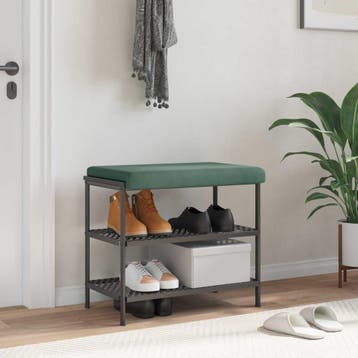 vidaXL Bankkussen fluweel Zeegroen Diepte 35 cm, Verzenden