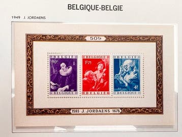 Belgique 1949 - Jordaens & Van der Weyden – BL27 & BL28, Gestempeld