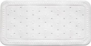 Kela Kreta Badmat Anti-Slip - Wit - 72 x 36 cm, Huis en Inrichting, Verzenden, Nieuw