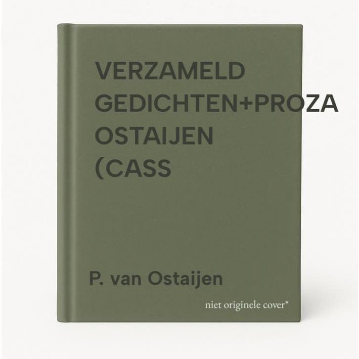 VERZAMELD GEDICHTEN+PROZA OSTAIJEN (CASS 9789035111813, Livres, Poèmes & Poésie, Envoi
