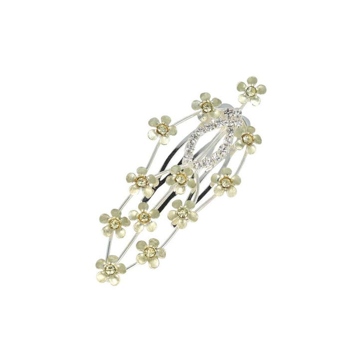 Haarspeld Sierkam Opsteekkam 2cm - Bloemetjes & Strass, Bijoux, Sacs & Beauté, Beauté | Soins des cheveux
