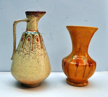 Bertoncello - Roberto Rigon - Vaas (2) - Keramiek - paar