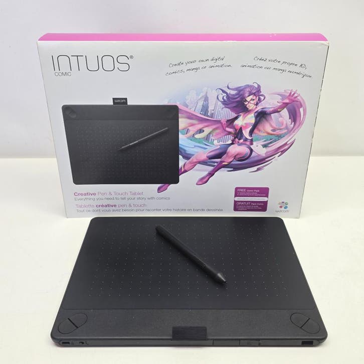 Wacom Intuos Comic tekentablet | Nette Staat, Informatique & Logiciels, Tablettes graphiques, Enlèvement ou Envoi