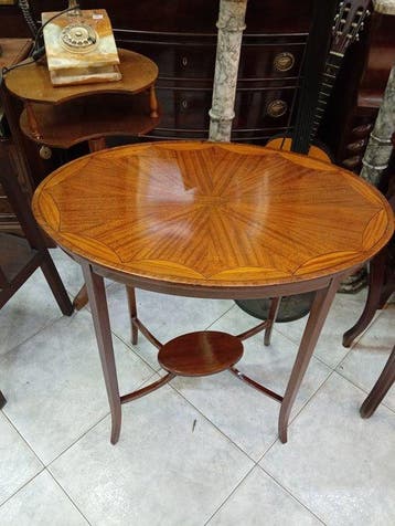 Bijzettafel - Knoesthout