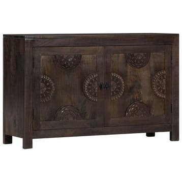Dressoir mangohout 110cm - Upgrade je woonkamer vandaag n..., Huis en Inrichting, 100 tot 150 cm, Verzenden, Vintage, Zo goed als nieuw