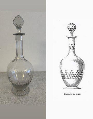 Baccarat (Modèle Richelieu), Toscane & A. Jungerhans - A.