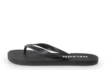 Nelson Slippers in maat 45 Zwart, Kleding | Heren, Schoenen, Slippers, Verzenden, Zwart, Zo goed als nieuw