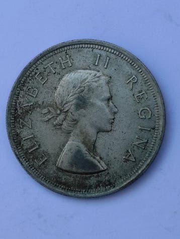 Afrique du Sud. Elizabeth II. 5 Shillings 1953 (Sans prix de