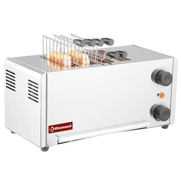 Toaster | Elektrisch | RVS | Croque Moniseur | 4 Tangen |, Verzenden, Nieuw in verpakking