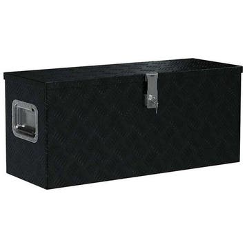 Gereedschapskist zwart | Tweede kansje | OP = OP, Huis en Inrichting, Woonaccessoires | Kisten, Minder dan 50 cm, 50 tot 100 cm
