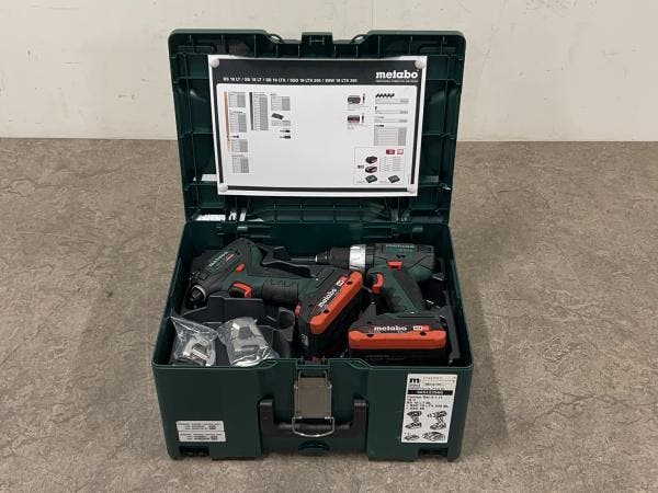 Veiling - Metabo klopboor/schroefmachine + slagschroevendraa, Doe-het-zelf en Bouw, Gereedschap | Boormachines