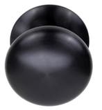 Voordeurknop BASICS LB65V Vast op rozet PVD gunmetal
