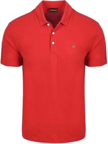 Napapijri Ealis Poloshirt Rood maat Maat 48/50 (M) Heren, Kleding | Heren, Polo's, Nieuw, Napapijri, Rood, Verzenden