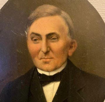 Europese school (XIX), Naar - Ovaal herenportret