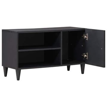vidaXL Opbergkasten Meerkleurig 80 x 31,5 x 46 cm Massief, Huis en Inrichting, Verzenden, Nieuw